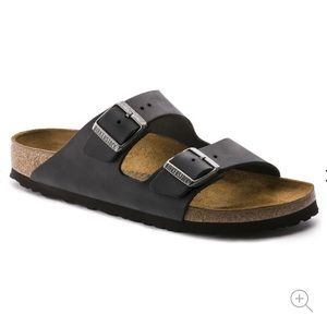 Size 10 Black Leather Birkenstocks
